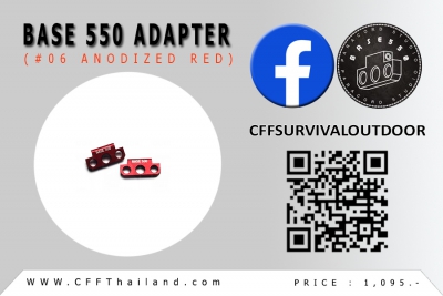Base 550 Adapter (#06 Anodized)