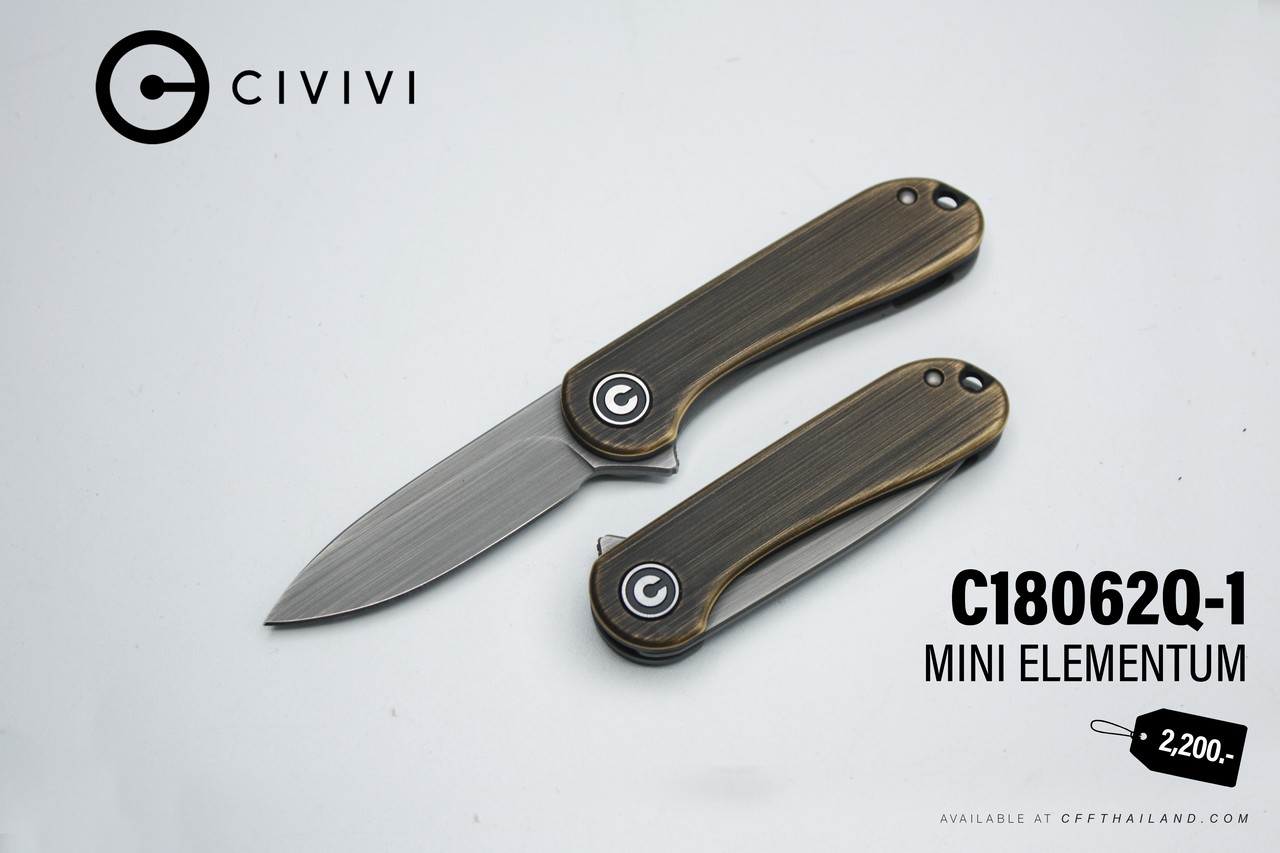 CIVIVI Mini Elementum Brass - C18062Q-1