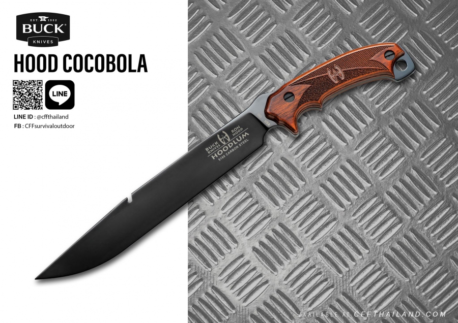 Buck Knive Hood Cocobola