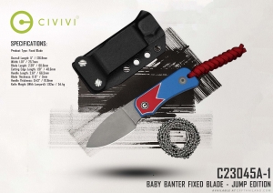C23045A-1 Baby Banter Fixed Blade - Jump Edition
