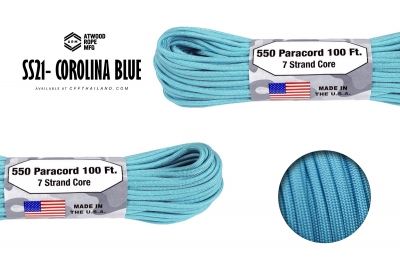 Paracord 550 S21-Carolina Blue