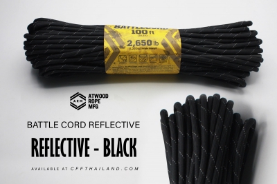 Battle Cord Reflective - Black