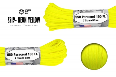 Paracord 550 S19-Neon Yellow