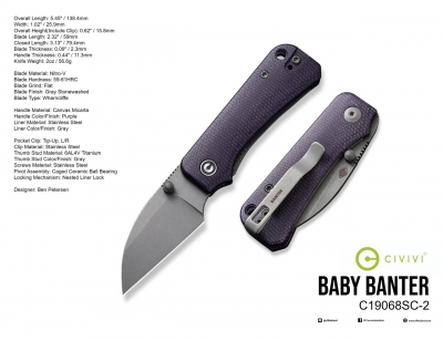 C19068SC-2 Baby Banter Wharncliffe