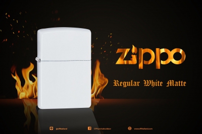 ZIPPO WHITE MATTE 214