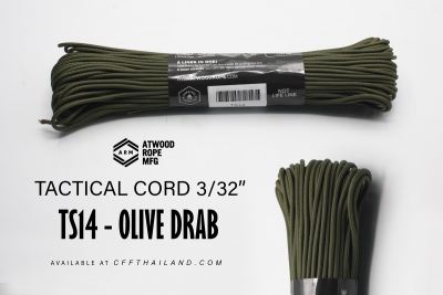 TS14-Olive Drab 3/32&quot;